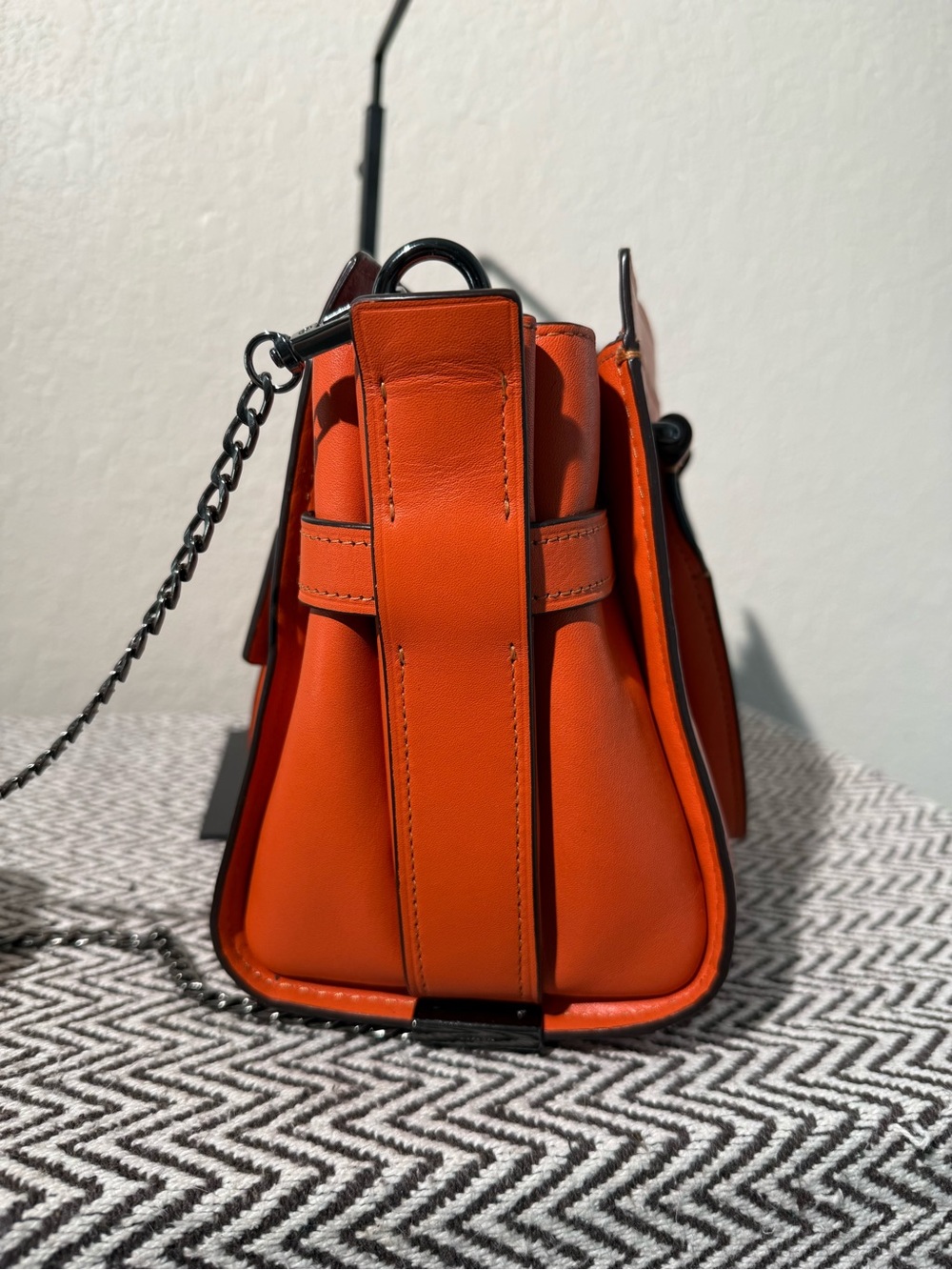 Coach Swagger 27 Mandarin Glovetanned Leather Satchel 12111 - 2017 - Picture 4 of 13